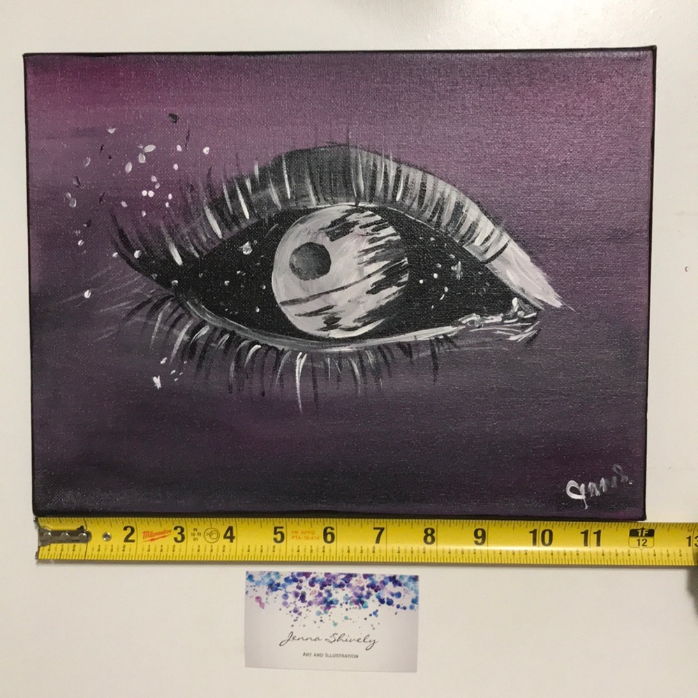 9”x12” Acrylic Death Star